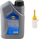 Işkur Makina Isıya Karşı Dayanıklı Sıvı Silikon Yağı - Koşu Bandı Bakım Yağı 1 Litre - Çok Renkli