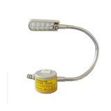 İşkur makina Mıknatıslı Portatif Taşınabilir 10 Ledli Spiralli Dikiş Ofis Masa Çok Amaçlı Led Lamba