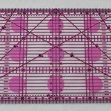 İşkur makina Plastik Pembe 30x15 Cm Terzi Modelist Okul Patcwork Kesim Cetvel
