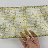 İSKUR Plastik Şeffaf 30x15 Cm Terzi Modelist Okul Patcwork Kesim Cetvel