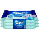 Islak Cep Mendili Antibakteriyel 10 Lu, 3 Adet