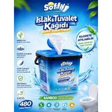 Islak Tuvalet Kağıdı 480 Adetli Suda Çözünür Flushable