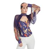İşleme Detaylı Bolero ve Büstiyer Takım - Çıkarılabilir Bolero - Modern ve Şık - Özel Gün ve Davetler için Takım, Mor, 44
