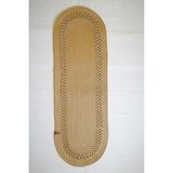 Işlemeli Amerikan Servis Jüt Supla Tekli, Takım Halinde, Dayanıklı,ısıya Duyarlı, Uzun Ömürlü, - 30 x 80 cm