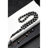 İşlemeli Kuka Ağacı Tesbih 7 X 8 Mm Özel Kesim - T-1863
