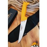 İşlemeli Tpe Sap Outdoor Kamp Bıçağı Çakısı Kılıflı Piknik Şef Bıçak Çakı Mutfak Bıçağı (Kmi-547)
