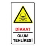 İşlev İş Güvenliği Ölüm Tehlikesi Levhası
