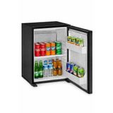 ISM Şarap ve İçecek Soğutucu 40 Litre – Sessiz Siyah Mini Buzdolabı Otel Tipi Minibar