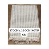 İsmail Gürel Windores 170x230cm. Çok Amaçlı Naturel Koltuk, Kanepe, Divan, Çekyat Dekoratif Koltuk Örtüsü