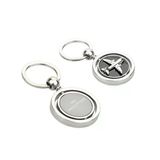 İsme Kişiye Özel Uçak Figürlü Dönebilen Metal Unisex Anahtarlık