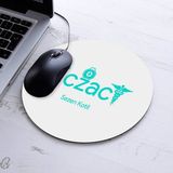 Isme Özel Eczacı Temalı Yuvarlak Mousepad - Beyaz