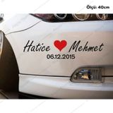 Isme Özel Sticker Sevgili Isim Sticker Oto Sticker Araba Sticker