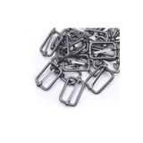 İsmet toka 3 Cm Çanta Sürgüsü Ithal Metal Aksesuar Siyah (10 ADET)- Metal Aksesuar
