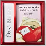 İsmin Sonsuza Dek Kalbimde Kazılı Magnet Hediyelik Doğum Günü Hediyelik