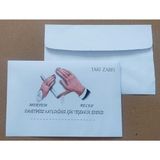 Isminize Özel 60 Adet Düğün Nişan Kına Para Takı Zarfı 10,5 x 16,5 cm Tpıbhbf