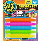 İsmiyle Al Pop & Play Tubes Duyusal Stres Oyuncağı Mini 5'li