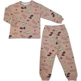 Isobel Erkek Çocuk Dinazor Baskılı Pijama Tkm - Tarçın - 3 - 4 Yaş