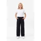 Isobel Isob Unisex Çocuk Lastikli Paraşüt Kumaş Pantolon 8-11 Yaş 7001 - Siyah - 13 Yaş