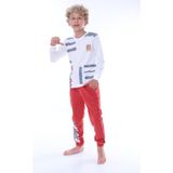 Isobgiv Alone Desenli %100 Pamuk Erkek Çocuk Pijama Takımı 7-11YAŞ 24038 - Kiremit - 7 Yaş