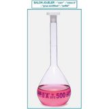 Isolab 013.01.300 Balon Joje Standard Şeffaf Mavi Skala 300 ml Ns 14/24 2 Adet