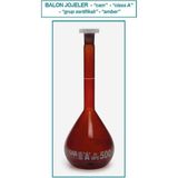 Isolab 014.01.005 Balon Joje Standard Amber Beyaz Skala 5 ml Ns 10/19 2 Adet