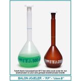 Isolab 014.03.100 Balon Joje - P.p - Şeffaf - B Kalite - Mavi Skala - 100 ml - Ns 14/23 (1 Adet)