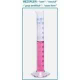 Isolab 015.01.902 Mezür Uzun Form Hexagonal Cam Tabanlı Mavi Skala 2000 ml 1 Adet