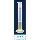 Isolab 016.06.250 Mezür - Uzun From - P.p - B Kalite - Mavi Skala - 250 ml (1 Adet)