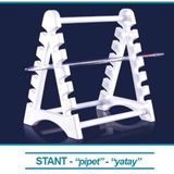 İsolab 022.02.001 Pipet Standı - P.p - Yatay (1 Adet)