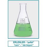 İsolab 027.01.025 Erlen - Cam - Orta Boyun - 25 Ml (10 Adet)
