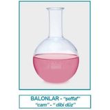 İsolab 029.01.910 Balon - Cam - Dibi Düz - 10000 Ml (1 Adet)