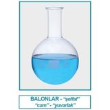 İsolab 029.02.500 Balon - Cam - Dibi Yuvarlak - 500 Ml (10 Adet)