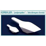 Isolab 037.30.901W Kürek P.p Dibi Düz 1000ML Beyaz 1 Adet