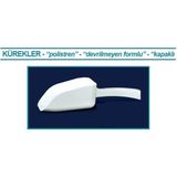 Isolab 037.35.025W Kürek - P.s - Dibi Düz - Kapaksız - 25 ml - Beyaz - 1 Adet