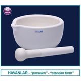 Isolab 038.02.065 Havan Porselen Tokmaksız Çap 80 mm 1 Adet