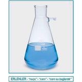 Isolab 040.01.901 Erlen - Nuçe - Cam - Cam Su Giriş Borulu - 1000 ml (1 Adet)