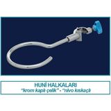 Isolab 042.04.060 Huni Askısı - Metal - Nivolu - Çap 60 mm (1 Adet)