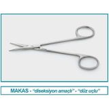 İsolab 048.25.130 Makas - Diseksiyon - Düz - 130 Mm (1 Adet)