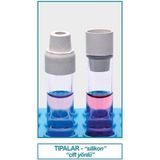 Isolab 051.26.007 Tıpa - Çift Yönlü - Silikon - 23.7 mm Çap (10 Adet)