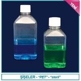 İSOLAB 061.09.250 şişe - PET - steril - 250 ml (96 adet)