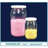 Isolab 061.29.040 Kavanoz - Geniş Boyun - Nötr Cam - Şeffaf - 40 ml (10 Adet)