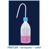 İSOLAB 062.05.250 piset - P.E - dar boyun - 250 ml (1 adet)