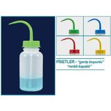 Isolab 062.09.05B Piset - Geniş Boyun - Pe - 500 ml - Mavi Kapak (1 Adet)