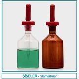 Isolab 062.12.100 Şişe Damlatma Cam & Şilifli Şeffaf 100 ml 1 Adet