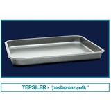 Isolab 062.42.920 Tepsi - Paslanmaz Çelik - 500 x 700 x 50 mm - 17 L (1 Adet)