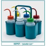 İSOLAB 062.66.001 şişe sepeti (1 adet)