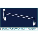 Isolab 065.53.014 Distilasyon Bağlantısı Kondensersiz ERKEK:NS14/23DIŞI: NS14/23150 mm 1 Adet