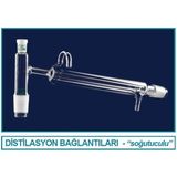 Isolab 065.55.003 Distilasyon Bağlantısı -Kondenserli- Standart - Erkek: Ns 29/32 - 250 mm (1 Adet)