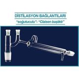 Isolab 065.57.003 Distilasyon BAĞLANTISI-KONDENSERLI&CLAISEN-STANDART-ERKEK:NS29/32 250 mm (1 Adet)