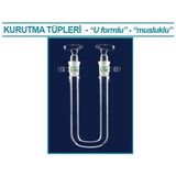 Isolab 065.63.130 Kurutma Tüpü U Şekilli Musluklu Çap 13 mm Dişi:ns 14/23 130 mm 1 Adet